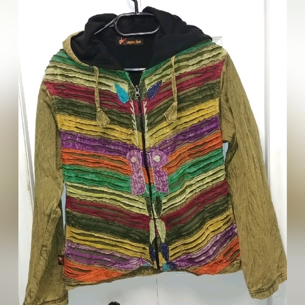 Leopards & Roses hooded jacket - Picture 8 of 8